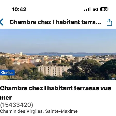 Bed & Breakfast Terrasse Vue Sainte-Maxime
